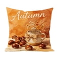 thumbnail image 2 of Halloween Sale Clearance!Fall Decor, Thanksgiving And Fall Pillow Covers 18x18 Inch Fall Pumpkin Maple Leaf Throw Pillowcase Case For Thanksgiving Pillow Rural Couch Sofa Bed Indoor Outdoor Decor, 2 of 6