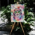 thumbnail image 4 of Hippie American Shorthair Portrait Watercolor Tie-Dye Vintage Styles Vertical Matte Canvas Poster Cat Lover Kitten Owner Gifts Wall Art Home Decor - 00014, 4 of 5