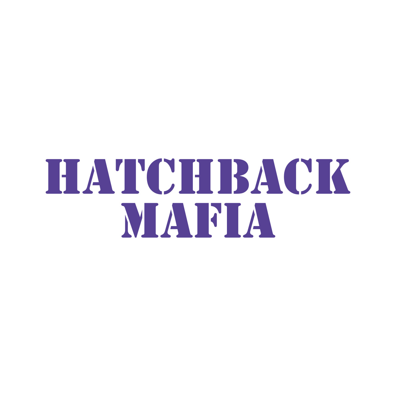 Hatchback Mafia Sticker Decal Die Cut Self Adhesive Vinyl