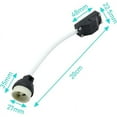 thumbnail image 2 of GU10 Ceramic Socket Adapters with Cable Connector for Recessed Lighting, 2 of 5