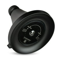 Niagara Conservation Earth Luxe 3-Spray with 1.5 GPM 3.35 in. Wall Mount Adjustable Fixed Shower Head - Matte Black