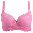 thumbnail image 1 of Ame Women Sexy Lace Thin 3/4 Cup Bras Adjustablae Breathable Plus Size Bras Underwear, 1 of 3