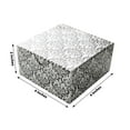 thumbnail image 2 of Efavormart 100pcs of 4x4x2 Black/White Flocking Cake Boxes for Candy Treat Gift Wrap Box Party for Bridal Shower Wedding Party, 2 of 11