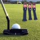 thumbnail image 5 of 3PCS Golf Vintage Head Cover Golf Headcovers Accesorios Cola Casco de palo de golf, 5 of 8