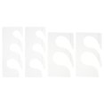 thumbnail image 1 of Miangastore Patchwork Rulers Transparent 4Pcs 7.7X3.1In, 1 of 9