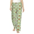 thumbnail image 2 of Picia Cute Chubby Frog Womens Soft Woven Cotton Elastic Waistband Sleep Pajama Pant Lounge Sleep Pant With Pockets And Drawstring-Medium, 2 of 9