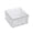 04_Clear【Storage Box x1】, variant on Clear Drawer Organizer Bins, Stackable PET Plastic Storage Boxes with Dividers, Vanity Desk Dr Er Bathroom Kitchen Organization, xs, by IHXORA
