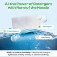 thumbnail image 3 of Happy Hour Laundry Detergent Sheets Eco Friendly Color Safe 60 Sheets 120 Loads Fresh Scent, 3 of 9
