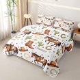 thumbnail image 3 of Homewish Watercolor Western Cowboy Bed Spread Queen,Horse Cactus Queen Coverlet Set,Brown Green,3-Piece, 3 of 7