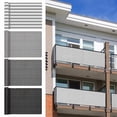 thumbnail image 2 of Balcony protection for visibility Grey and White Grey and White Grey and White 750, 2 of 5