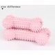 thumbnail image 2 of Juguete de goma para perros para aliviar el aburrimiento, color rosa, tamaño pequeño, 80g, rechinar los dientes, resistente a las mordeduras y juguete óseo explosivo, 2 of 5