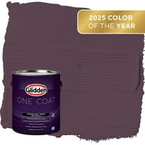 Glidden One Coat Purple Basil / Purple Flat Exterior Paint with Primer, 1 Gallon