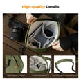 thumbnail image 3 of K&F Concept Camera Sling Bag Small Camera Compact Case Lightweight Crossbody for Protection and Versatility for Urban Street Photography, Green, 3 of 7