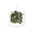 thumbnail image 2 of Vickerman 5" Artificial Mixed Green Red Succulent Ball., 2 of 2