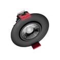 thumbnail image 1 of Nicor Lighting DGD311204KRDBK 3 Po LED Cardan Encastré Downlight - 4000K & 44; Rouge & Noir, 1 of 1