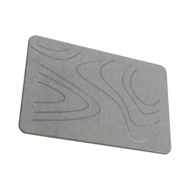 Bath Mat Rug, Quick Drying Bath Mats Diatomaceous Earth Bath Mat Super Absorbent Living Room Floor Mat Nonslip Bottom Easy To Clean Bathroom Rugs Simple Kitchen Doormat