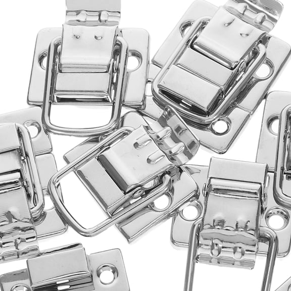 UPOUART 6Pcs Iron Toggle Latches for Small Boxes with Vintage Design Secure Chest Fastener