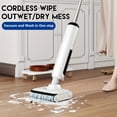 thumbnail image 6 of Cordless Wet Dry Vacuum Mop, 180° Flat-Laying & Edge Cleaning, Auto Mop for Hardwood, Tile, Pet Owners, Busy Homes, 6 of 9