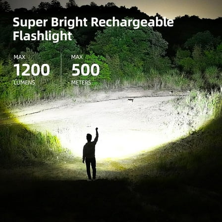 HART Rechargeable LED Pivoting Flashlight, 500 Lumens, Magnetic Base ...