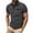 Dark Gray, variant on Huresd Mens Polo Shirts Short Sleeve Regular Fit Fashion Designed Shirt Orange L