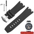 thumbnail image 3 of Correa de reloj de caucho de 28 mm para correa de silicona AP Audemars y Piguet Royal Oak Offshore 15703 15706 15707 26020 42 mm, 3 of 5