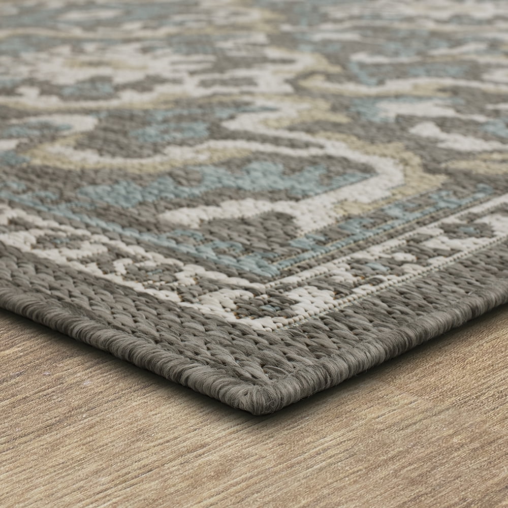 Mohawk Home Ravello Outdoor Area Rug, Light Grey, 4' x 5' 6"