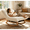 Antique White + Corduroy, variant on Bean bag rocking chair for Adults with Solid Wood Frame,Accent Armless Lazy Sofa, Casual Single Sofa, Corduroy Fabric, For Living Room And Bedroom , With Backrest, Single Seat