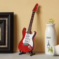 thumbnail image 4 of 10cm Miniature Electric Guitar Replica With Box Stand Musical Instrument Model Ornament Christmas Gift Home Decoration Kit, 4 of 4