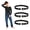 3PACK-Black+Black+Black, variant on SUOSDEY No Buckle Stretch Belts for Kids Toddler,Boy Girl Invisible Elastic Belts for Jeans Pants