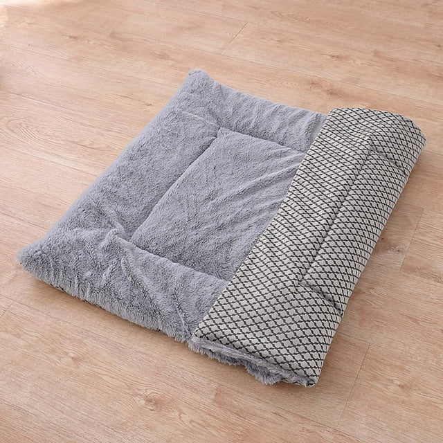 Cushion Comfort Pet Bed for Small Dogs Calming Mat with Bottom – Washable Crate Mattress for Anxiety and Cozy Resting