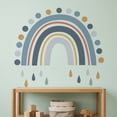 thumbnail image 2 of Unique Bargains 4 Sets Peel and Stick Wall Stickers Rainbow Dots Drops 23.6" x 15.7", 2 of 7