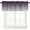 Purple, variant on Curtain Valance for Windows Purple and Grey Ombre Rod Pocket Valance Window Treatments 1 Panel Gradient Gradual Color Short Curtains for Kitchen Windows Bathroom Bedroom 54x18 inch
