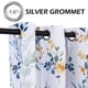 thumbnail image 4 of Cortinas separadoras de ambientes MYSKY HOME Floral, 2 unidades, 80 x 200 cm, amarillo/azul, 4 of 8
