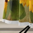 thumbnail image 5 of Coolnut Sunflower Round Tablecloth, Washable Oil Proof Table Cover for Kitchen Holiday Party Wedding Picnic Decoration, 5 of 7
