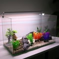 thumbnail image 3 of Unique Bargains 2 Pcs Aquarium Plants Decorations Artificial Aquatic Plant Orange, 3 of 6