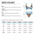 thumbnail image 4 of Kdxio Animals on Noah's Ark Floating Print Women's 2 Piece High Waisted Wrap Spaghetti Strap Summer Swimsuit Bikini Set-Small, 4 of 7