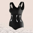 thumbnail image 4 of Elainilye Fashion Bodysuits for Women Tummy Control Butt Lifting Shapewear Sling Underwear One-Piece Bodysuit,Black, 4 of 5