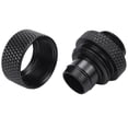 thumbnail image 3 of 2Pcs Water Cooling Fittings G1/4 External Thread For 9.5X12.7Mm Soft Tube Computer Cooling System Connector Black, 3 of 8