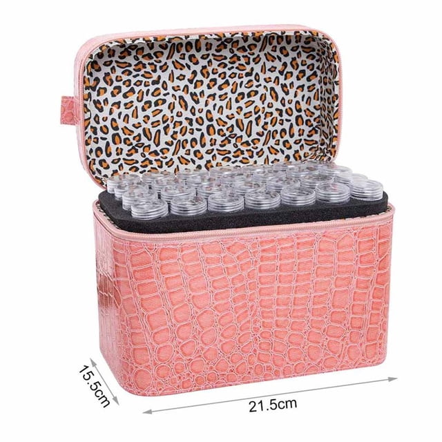 84 Slots Painting Storage Box Embroidery Mosaic Tool Rhinestones Painting Accessory Jewelry Beads Organizer Carry Case
