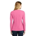 thumbnail image 2 of Port & Company Â® Ladies Long Sleeve Fan Favorite V-Neck Tee. LPC450VLS, 2 of 6