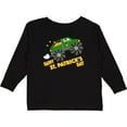 thumbnail image 3 of Inktastic Happy St. Patrick's Day Monster Truck with Leprechaun Boys or Girls Long Sleeve Toddler T-Shirt, 3 of 5
