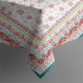 thumbnail image 4 of Pink Cherry Flower Rose Tablecloth,Oil Proof Spill Proof Polyester Table Cover for Rectangle Tables,Durable Table Clothes Fitted Tablecloths for Dining Room Camping Indoor Outdoor, 4 of 6