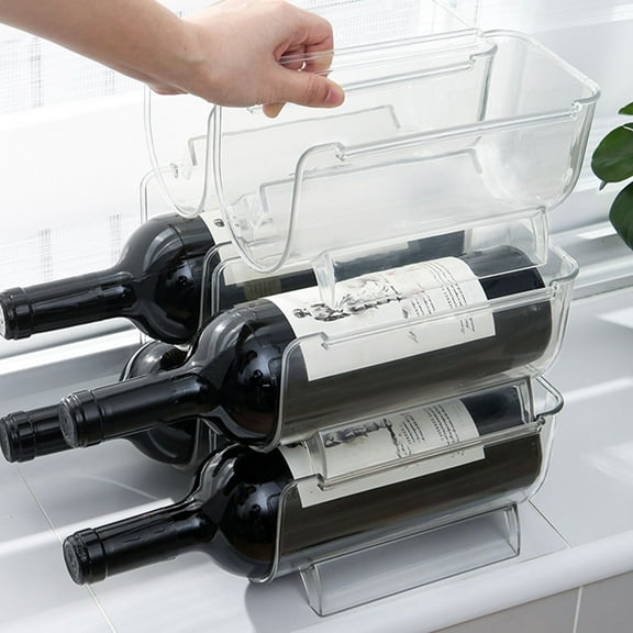BALAHAPY Wine Racks Plastic 2Pcs 8.1X4.5X4.2In