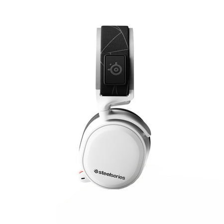 SteelSeries - Arctis 7 Wireless DTS Gaming Over-The-Ear Headset for PC, PlayStation 4 and PlayStation 5 - White