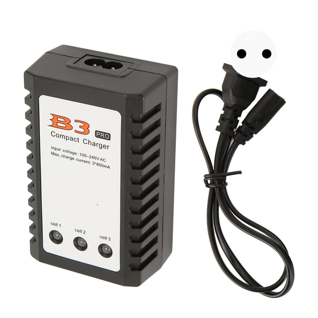 Cargador de equilibrio 2S 3S 7,4 V 11,1 V cargador de batería de litio para RC avión Drone control remoto 100-240V enchufe de la UE