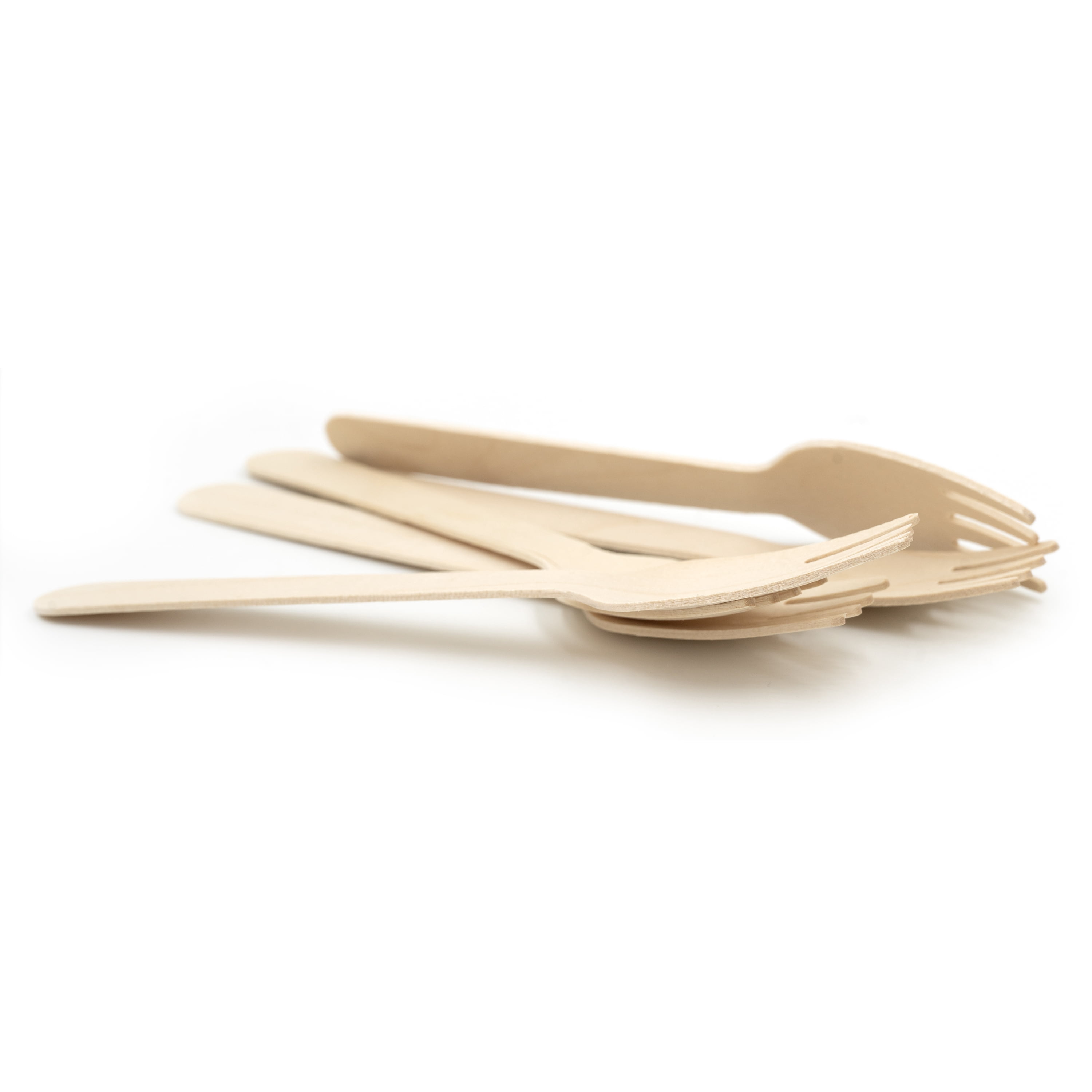 BioGreenChoice 6.3" Wooden Sporks, 1000 Count – Bulk Disposable Birch Wood Fork Spoon Utensils for Parties, Catering, Weddings, Camping & Everyday Use