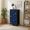 Color-1, variant on 4 Drawer Vertical Storage Dresser navy luxury yacht anchor captain hat blue with Wood Top Fabric Pull Drawers