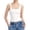 tank 137#White, variant on oqasdz Tank Tops for Women Square Neck Sleeveless Knit Ribbed Cropped Top Slim Fit Solid Color Layering Undershirts for Daily Wear Summer Outdoor,White,XL
