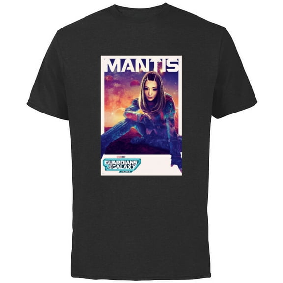 Marvel Guardians of the Galaxy Volume 3 Mantis Poster - Short Sleeve Cotton T-Shirt for Adults - Customized-Black