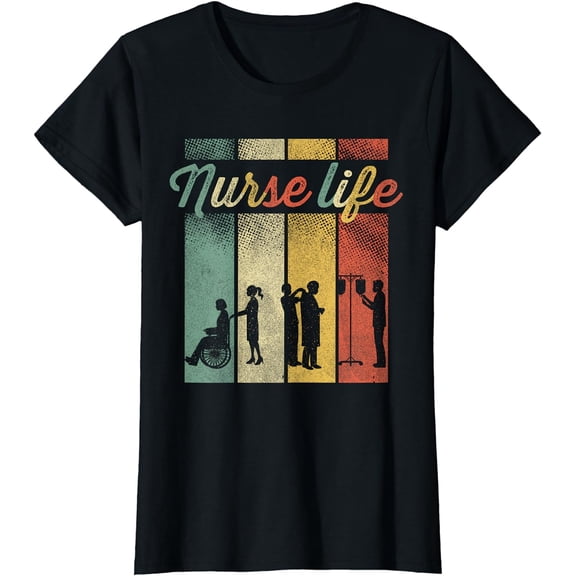 Nurse Life Funny Nurse Gifts Nurselife RN LPN CNA Nursing T-Shirt